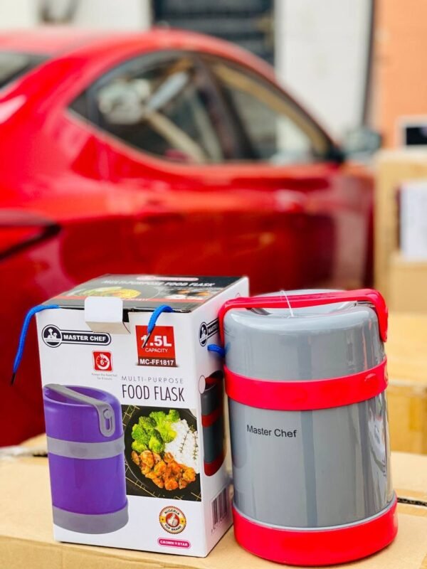 1.5l Masterchef insulated food flask